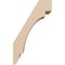 Ekena Millwork 5-inch W x 6-inch D x 10-inch H Aspen Rough Cedar Woodgrain TimberThane Knee Brace, Primed BRCUR05X06X10ASPRCPR - alternate 2